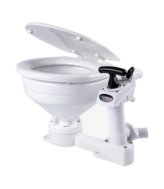 SEAFLO Manually Operated Marine Toilet