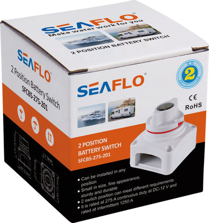 SEAFLO Battery Master Switch 275A 50V | SFCBS-275-201