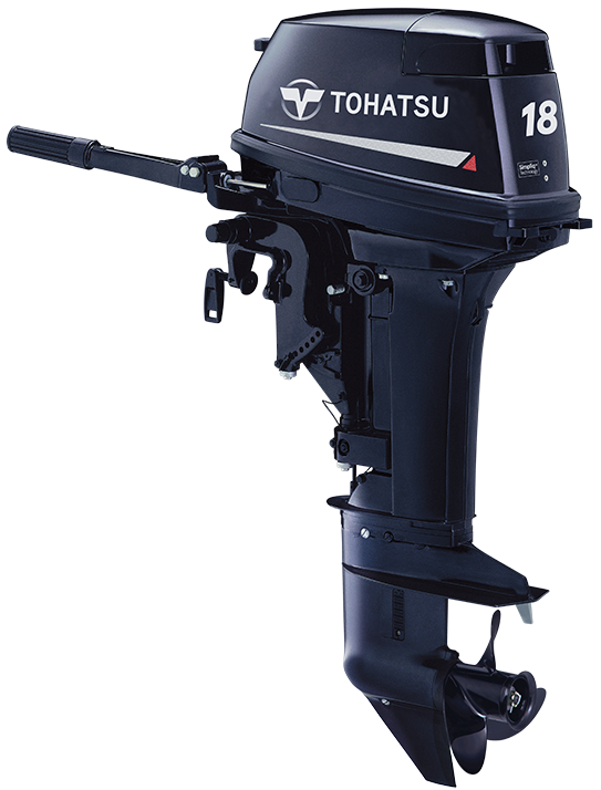 Tohatsu M18E2 18HP 2-Stroke Outboard Engine | Long Shaft with Control