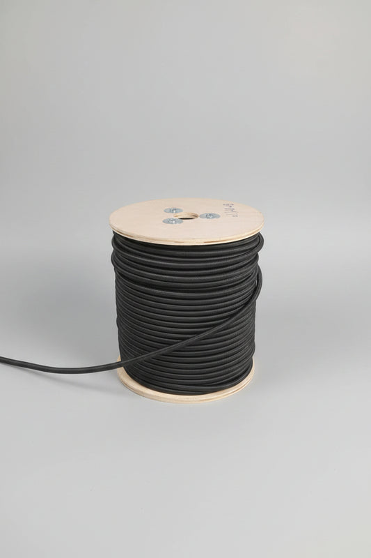 Polyester Shock Cord Rope — Marine Grade | Black | 6mm / 8mm / 10mm × 100 Yards